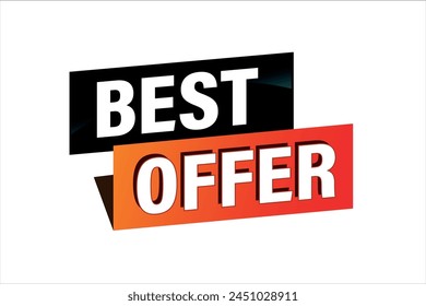 best offer poster banner graphic design icon logo sign symbol social media website coupon

