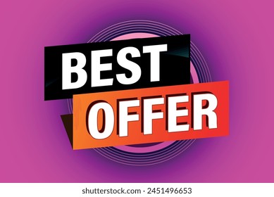 best offer poster banner graphic design icon logo sign symbol social media website coupon

