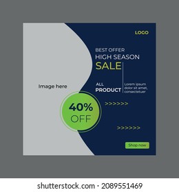 Best offer social media banner