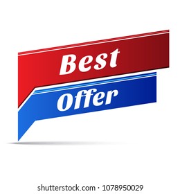 Best Offer Vector Web Banner Design