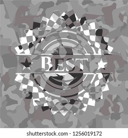 Best on grey camo texture