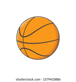 Best Orange Basketball Illustration Vector