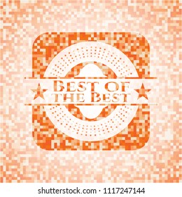Best of the Best orange mosaic emblem