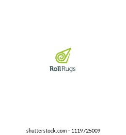 best original logo designs inspiration and concept for Roll Rugs by sbnotion