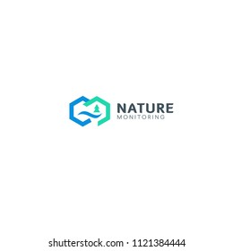 best original logo designs inspiration and concept for NATURE MONITORING by sbnotion