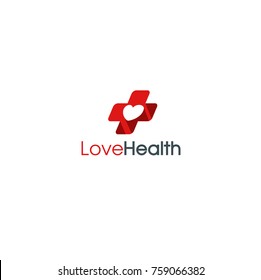 best original logo designs inspiration and concept for love health care by sbnotion