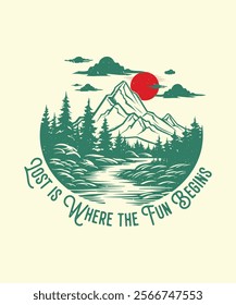 The best Outdoor Hiking t-shirt design