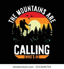 Best Outdor t-shirt design,Hiking t-shirt illustration for printing.