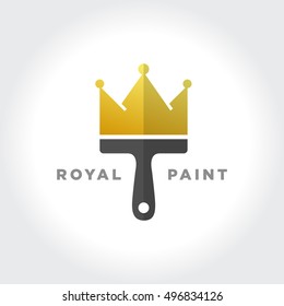 Best Paint Job. King and Royal concept vector illustration