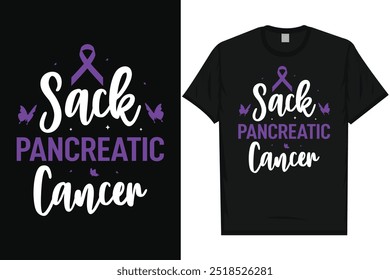 Best pancreatic cancer awareness fighting against pancreatic cancer stronger than cancer i wear purple for dad i wear purple mom typography graphics tshirt design