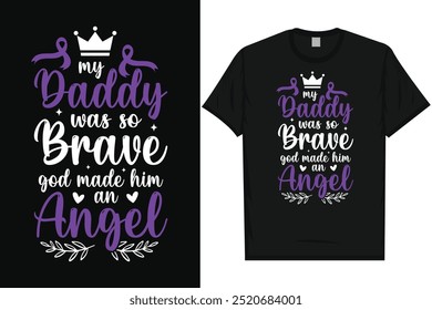 Best pancreatic cancer awareness fighting against pancreatic cancer stronger than cancer i wear purple for dad i wear purple mom typography graphics tshirt design