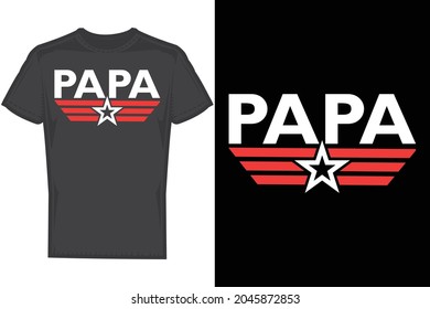 Best papa t shirt design