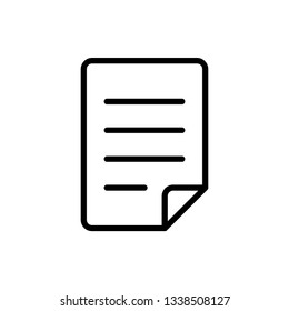 The best paper icon vector, illustration logo template in trendy style. Can be used for many purposes.
