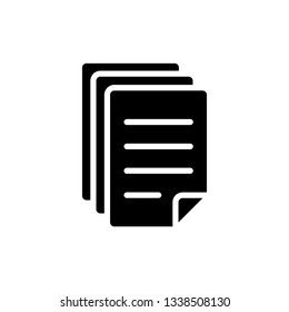 The best paper icon vector, illustration logo template in trendy style. Can be used for many purposes.
