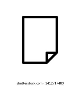 The best paper icon vector inspiration, illustration logo template in trendy style. Suitable for many purposes.
