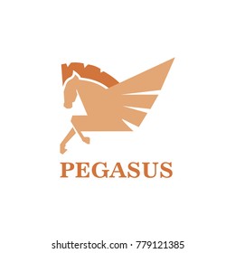 Best Pegasus Logo Design Vector