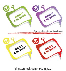 Best people choice design element