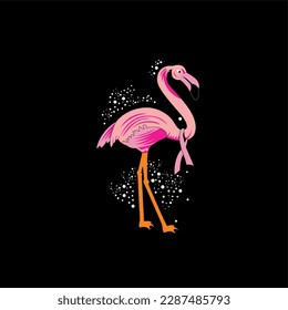 best performance flamingo vector graphic design for industry