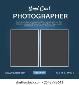 Bester Fotograf Social Media Post Design-Vorlage