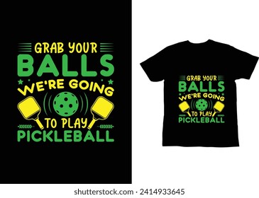 Best pickleball t-shirt design paddle vector t-shirt  vector  bundle, pickleball shirt 