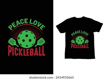 Best pickleball t-shirt design paddle vector t-shirt  vector  bundle, pickleball shirt 