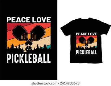 Best pickleball t-shirt design paddle vector t-shirt  vector  bundle, pickleball shirt 