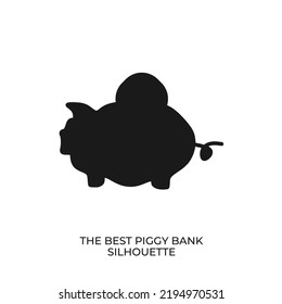 The best Piggy Bank icon concept. Free bezier drawing style. Suitable for many purpose.