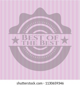 Best of the Best pink emblem