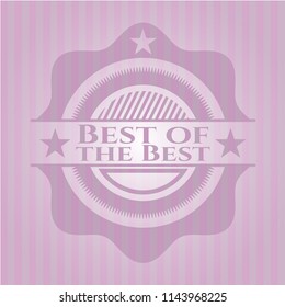 Best of the Best pink emblem