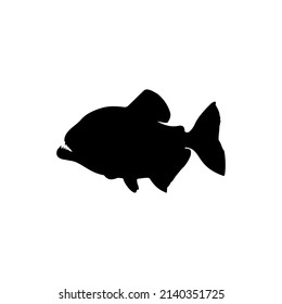 Best Piranha Silhouette Image With White Background. The best piranha designs for all kinds of needs.