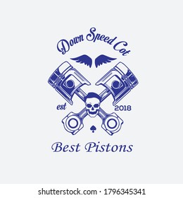 Diseño del logo Mejor Piston y diseño de camisetas para empresas