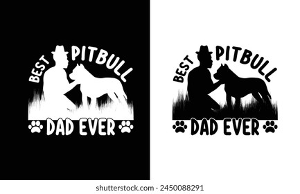 Mejor amante de papá Pitbull, diseño de Paquete.