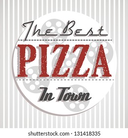 best pizza poster. pizza concept
