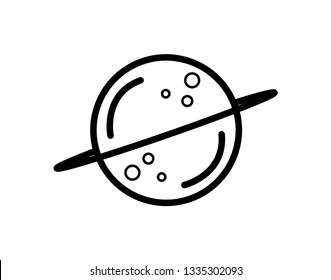 Best planet icon illustration isolated vector sign symbol - Vector 