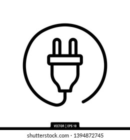 The best plug icon vector, illustration logo template in trendy style. Can be used for many purposes.
