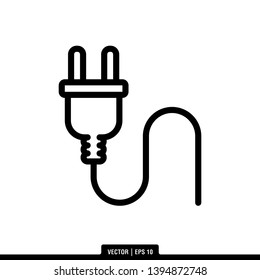 The best plug icon vector, illustration logo template in trendy style. Can be used for many purposes.
