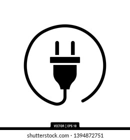 The best plug icon vector, illustration logo template in trendy style. Can be used for many purposes.
