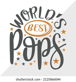 World’s Best Pops printable vector illustration