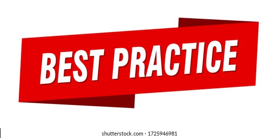 best practice banner template. best practice ribbon label sign