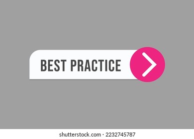 best practice button vectors. sign  label speech bubble best practice
