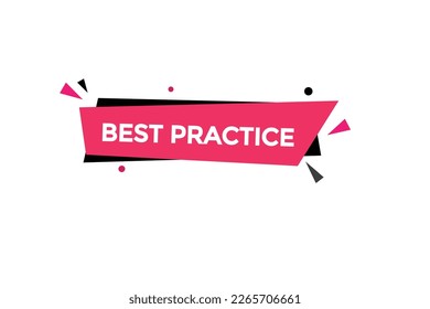 best practice button vectors.sign label speech bubble best practice
