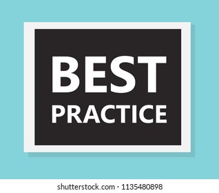 best practice concept- vector illustration