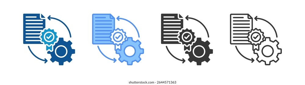 Best Practice Icon Set Multiple Style Collection