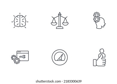 configuración de iconos de mejores prácticas . símbolo de paquete de mejores prácticas elementos vectoriales para web infográfica