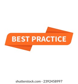 Best Practice In Orange Rectangle Ribbon Shape For Business Promotion Marketing
