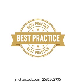 Best Practice Stamp Seal Vector Template