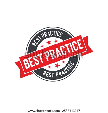 Best Practice Stamp Seal Vector Template