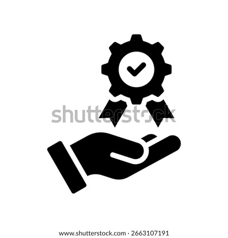 Best Practices Icon Glyph Vector Illustration
