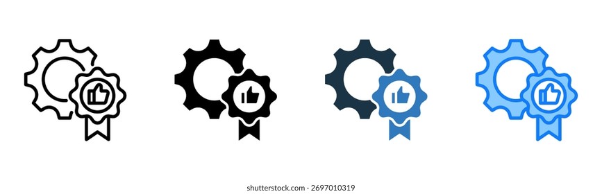 Icono de Mejores Prácticas Ilustración vectorial de Estilo Múltiple