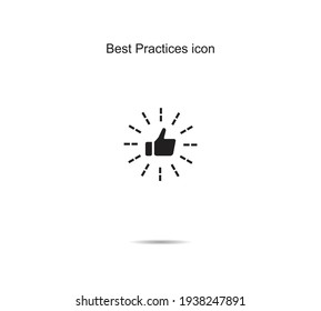 Best Practices Icon Vector Illustration Graphic On Background